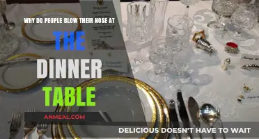 Dinner Table Etiquette: Understanding the Nose-Blowing Dilemma