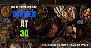 Unraveling the Tradition: Why Holiday Dinners Start at 3 PM