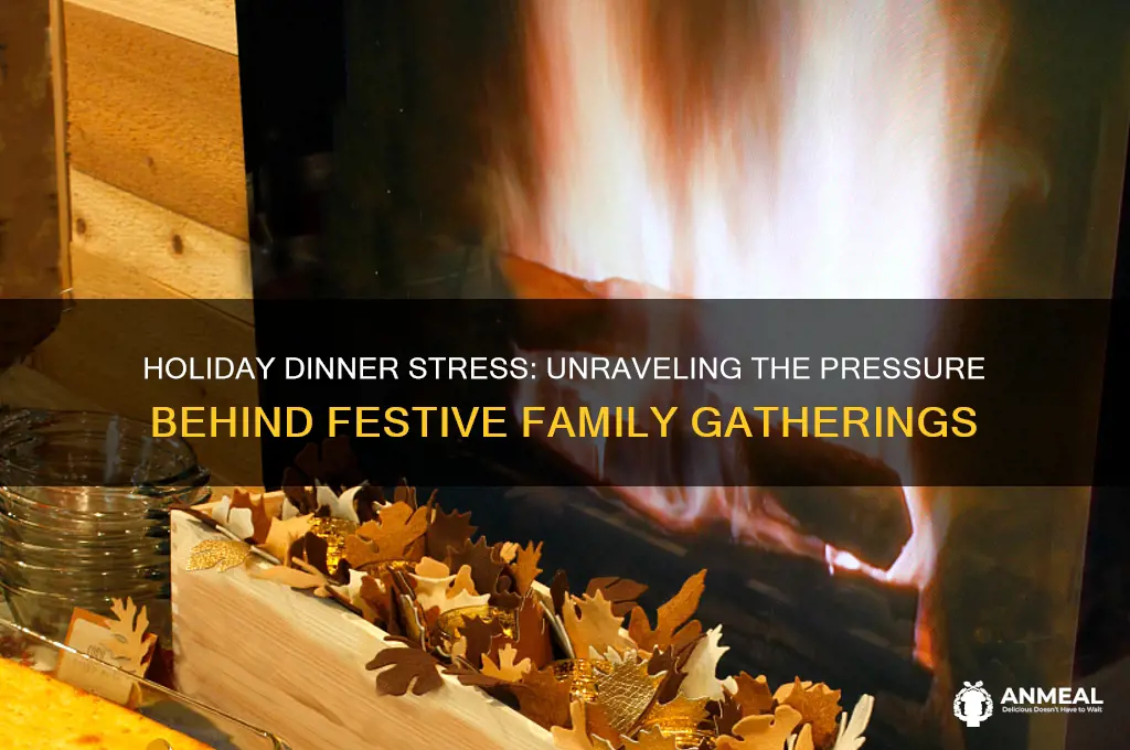 why do people stress holiday dinner