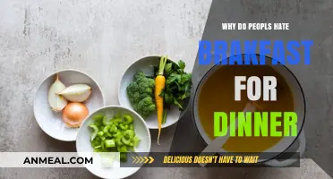 Breakfast for Dinner: Why Some People Can't Stomach the Trend