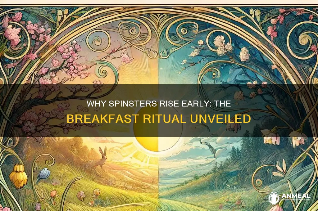 why do spinsters get up for breakfast