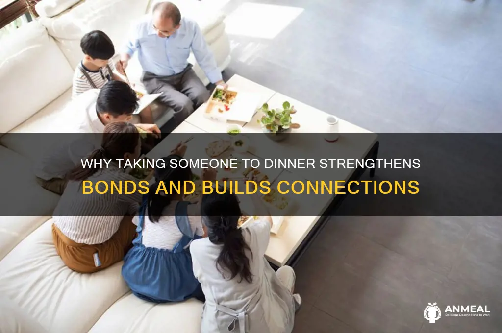 why do you take someone dinner