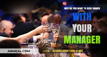 Dining with Your Manager: Building Relationships and Career Growth