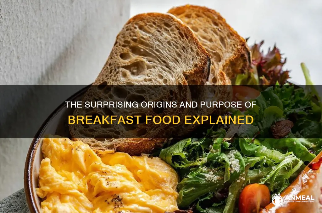 why does breakfast food exist