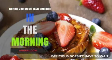 Why Morning Meals Taste Unique: Exploring Breakfast's Distinct Flavor