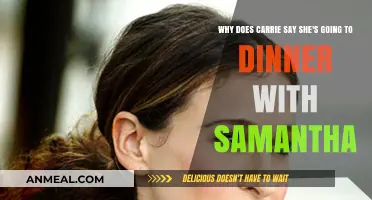 Why Carrie Claims Dinner Plans with Samantha: Unraveling the Mystery