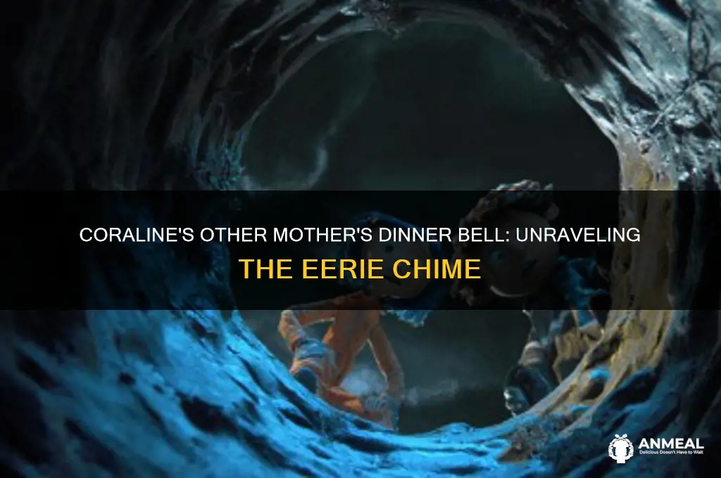 why does coralines other mother ring a bell before dinner