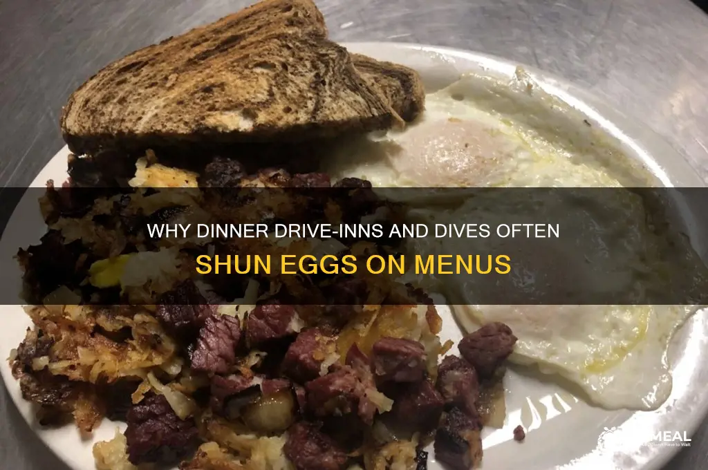 why does dinner drive inns and dives hate eggs