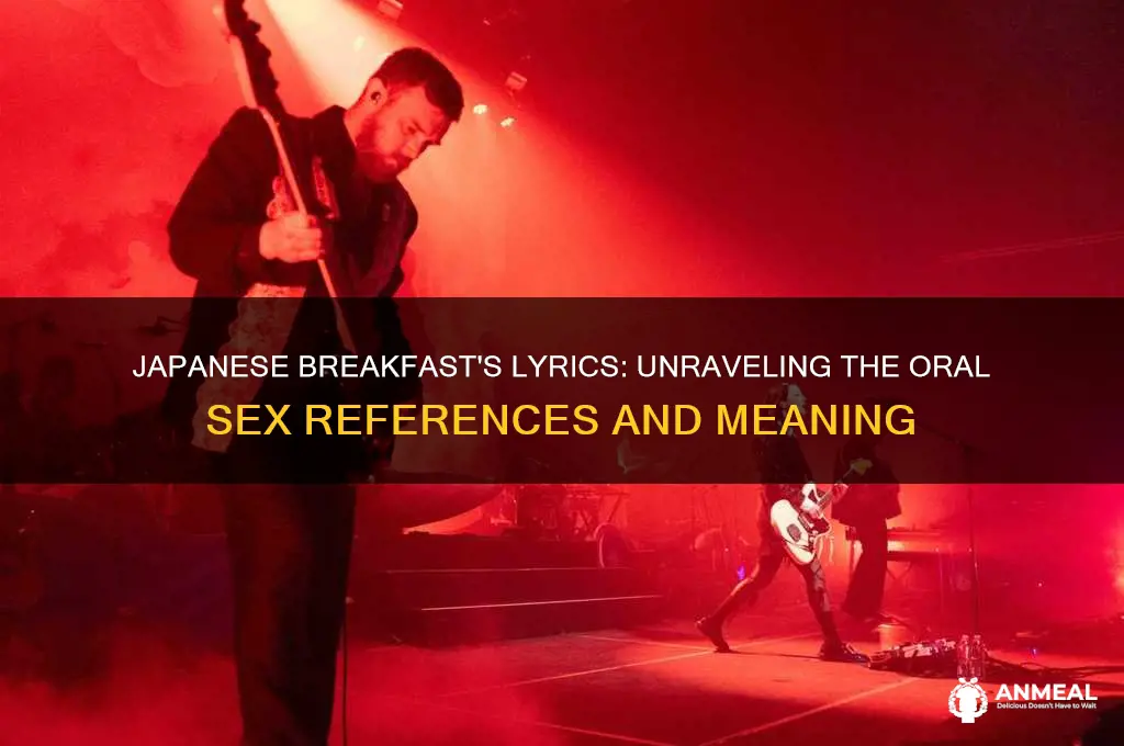 why does japanese breakfast keep talking about oral sex