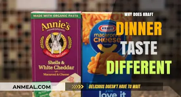 Why Kraft Dinner Tastes Different: Exploring the Flavor Changes