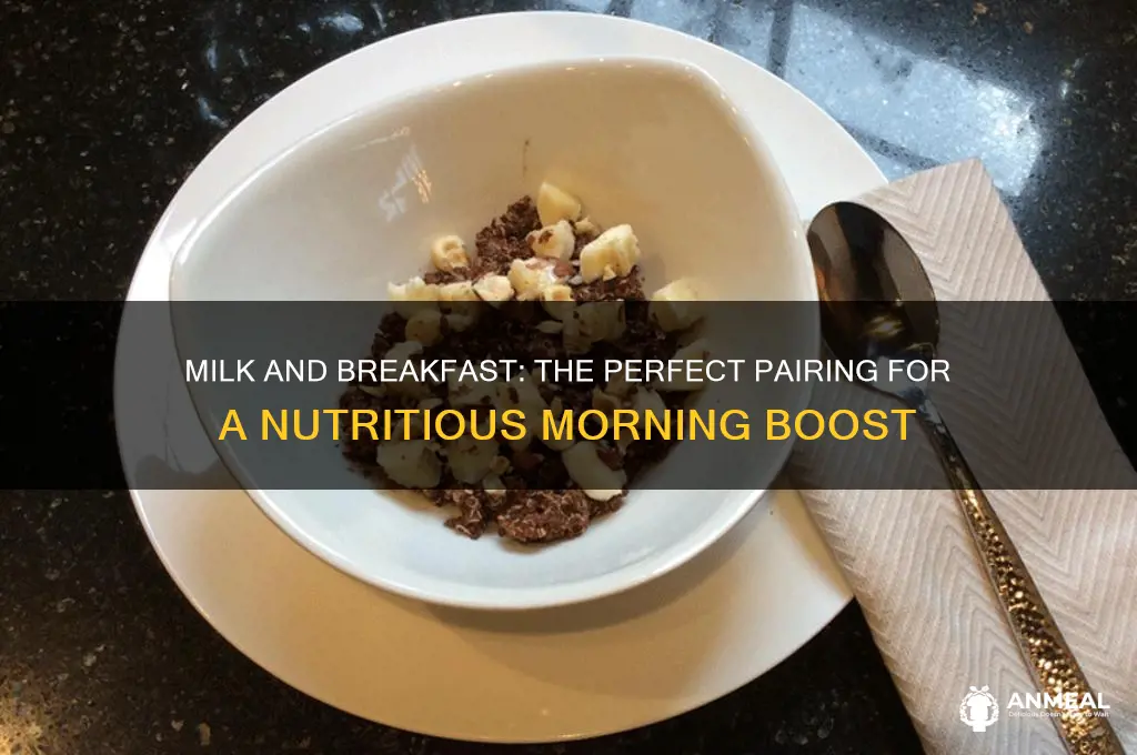 why does milk go so well with breakfast
