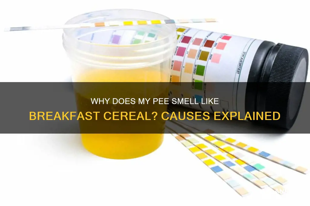 why does my pee smell like breakfast cereal