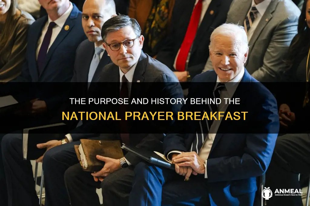 why does national prayer breakfast exist