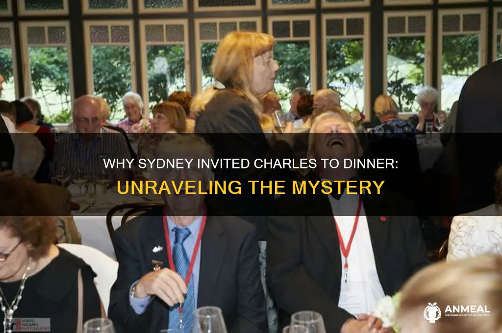why does sydney invite charles to dinner
