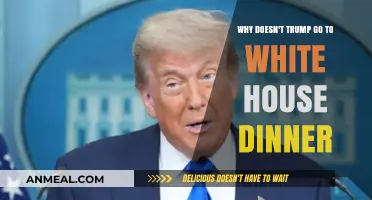 Trump Skips White House Dinner: Unraveling the Absence and Reasons