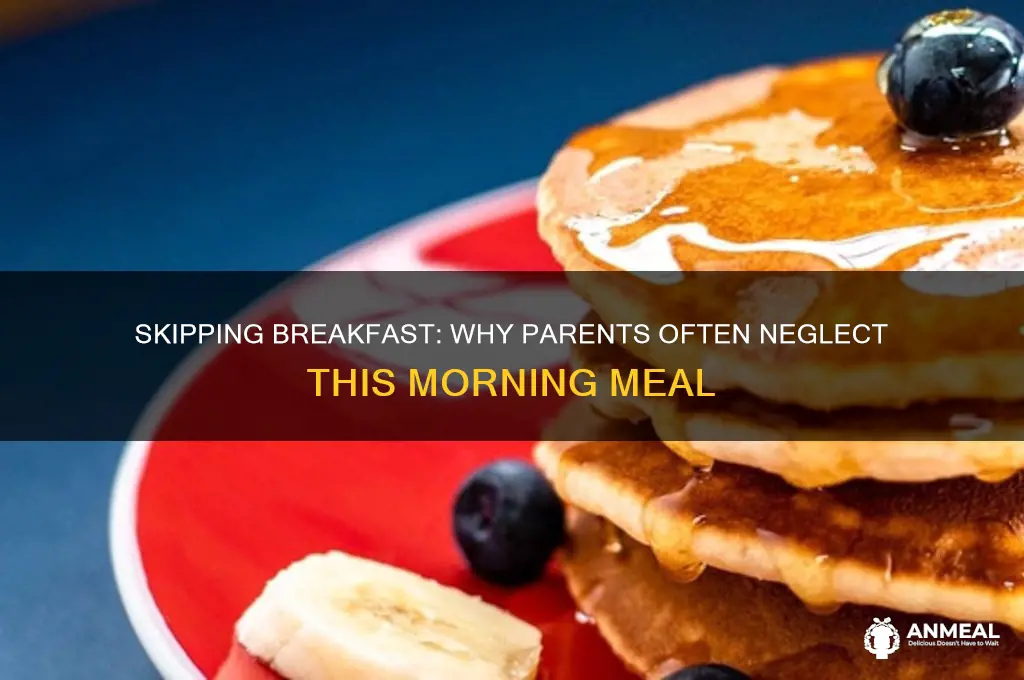 why dont parents provide breakfast