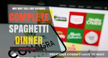 Why Chef Boyardee's Complete Spaghetti Dinner Isn't Selling Well