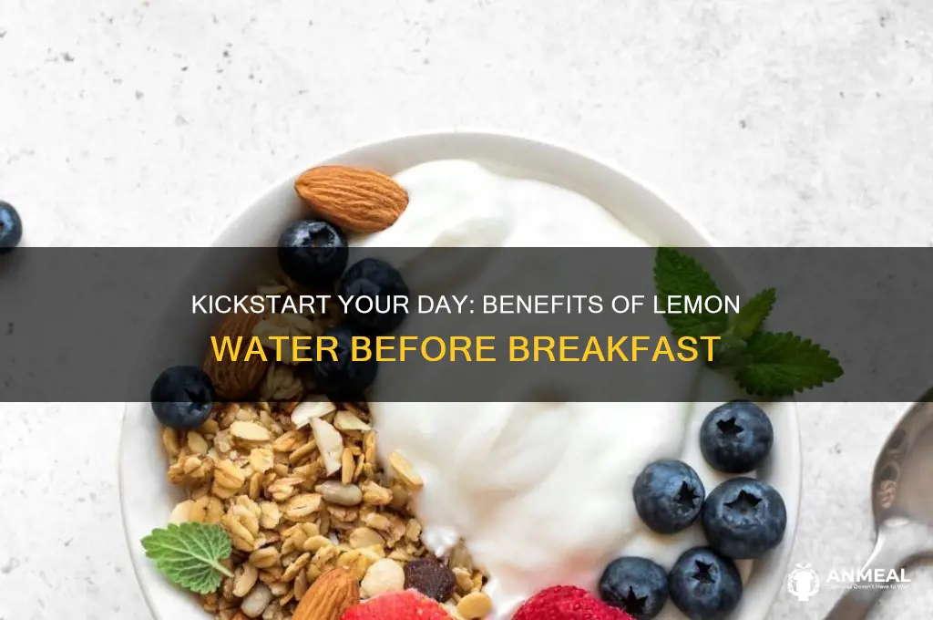 why drink lemon water before breakfast