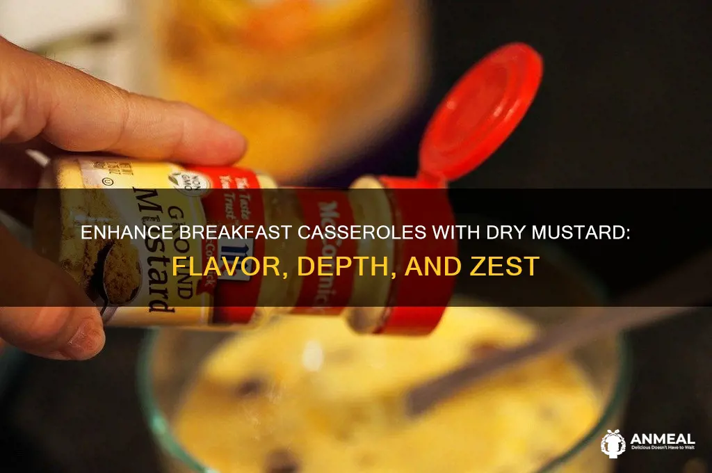 why dry mustard in breakfast casseroles
