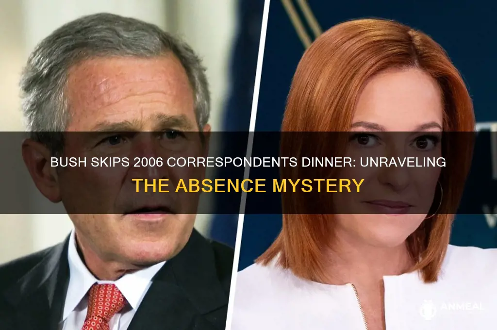 why george w bush didn