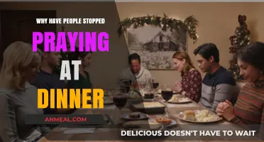 The Fading Tradition: Why Families No Longer Pray at Dinner