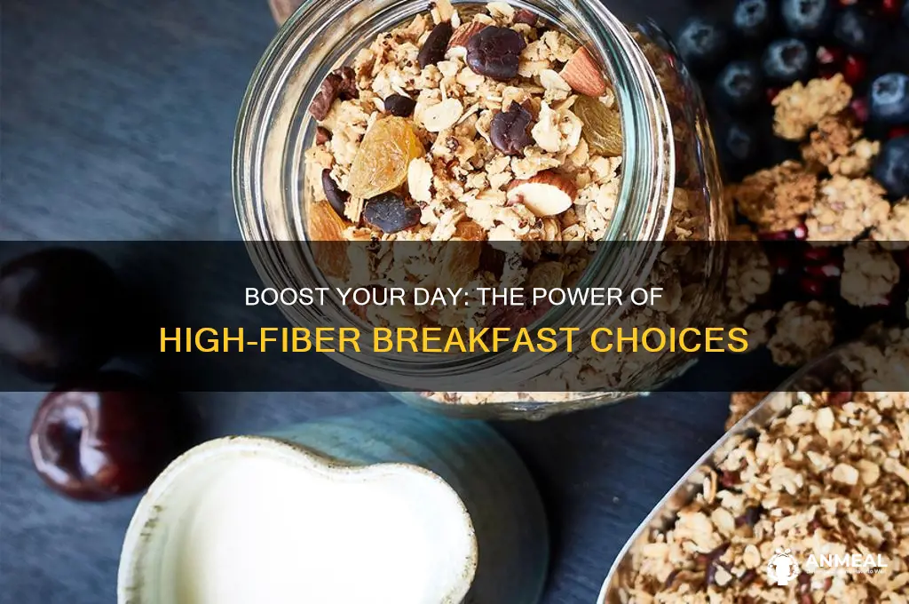 why high fiber breakfast