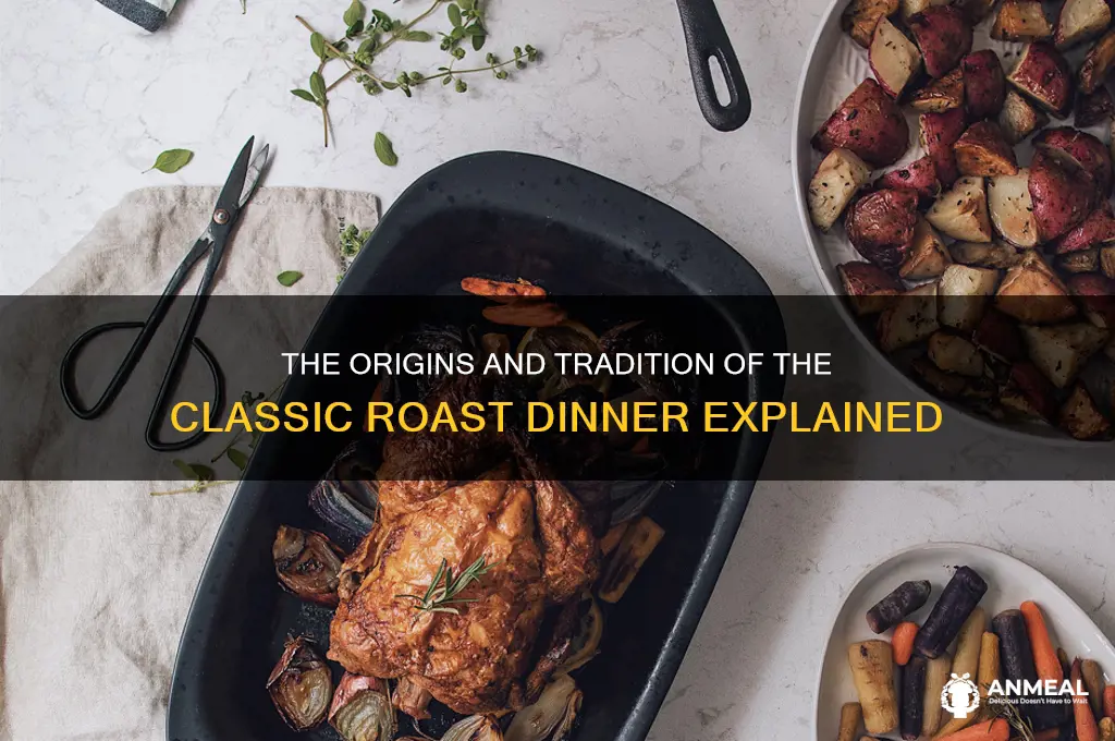why is a roast dinner called a roast dinner