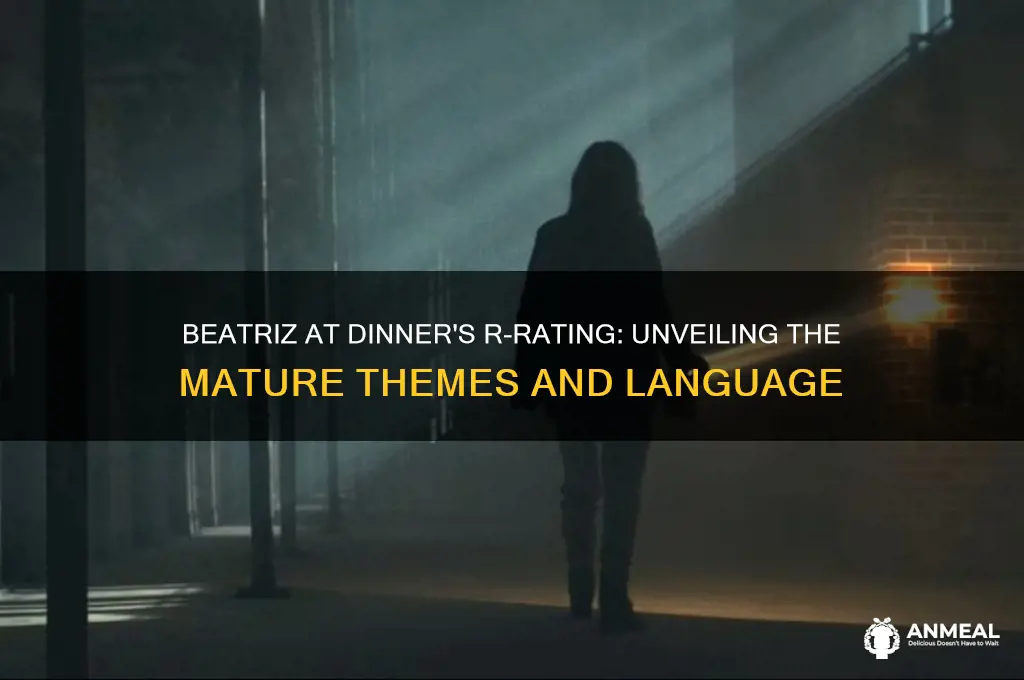 why is beatriz at dinner rated r