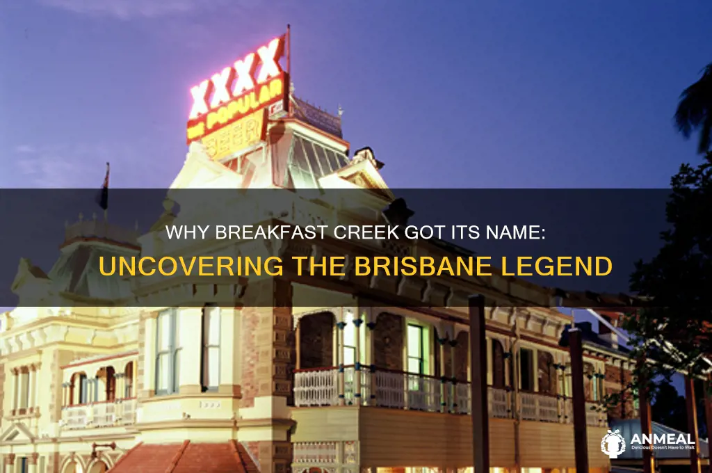 why is breakfast creek called breakfast creek