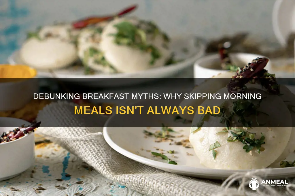 why is breakfast not so important edu