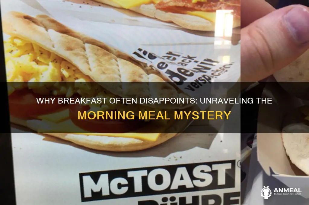 why is breakfast so disgusting