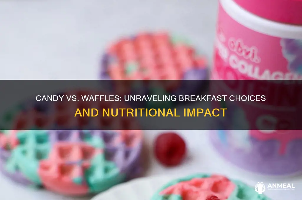 why is candy for breakfast bad but waffles ok