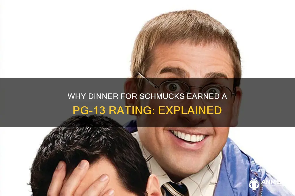 why is dinner for schmucks rated pg 13