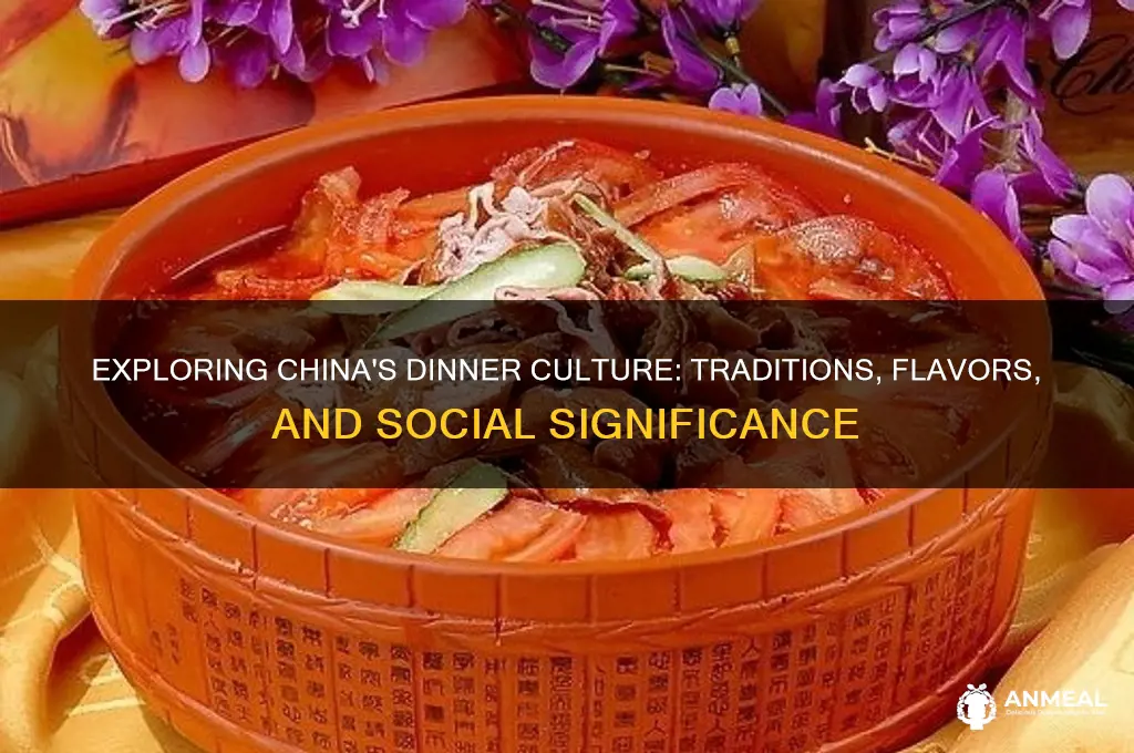 why is dinner popular in china