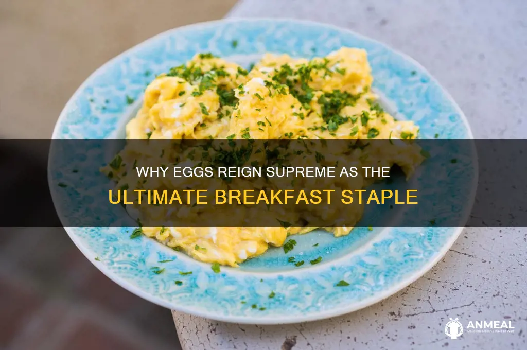 why is egg a breakfast item