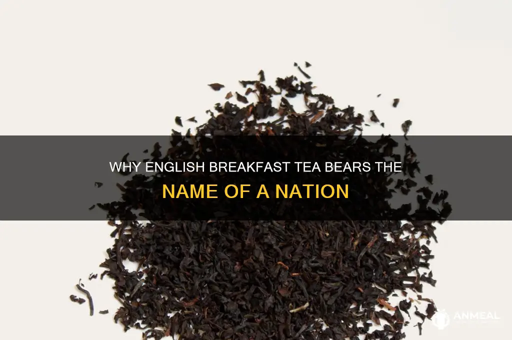 why is english breakfast called english breakfast