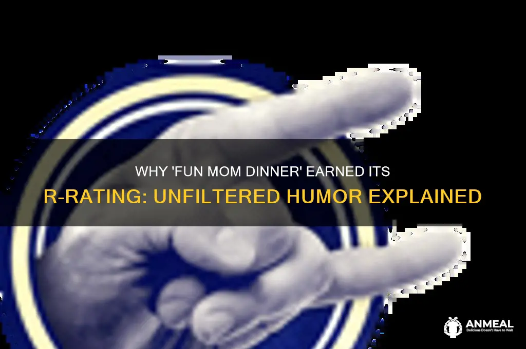why is fun mom dinner rated r