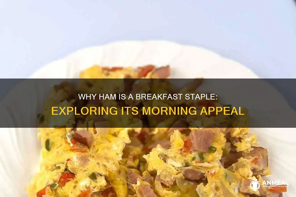 why is ham a breakfast food