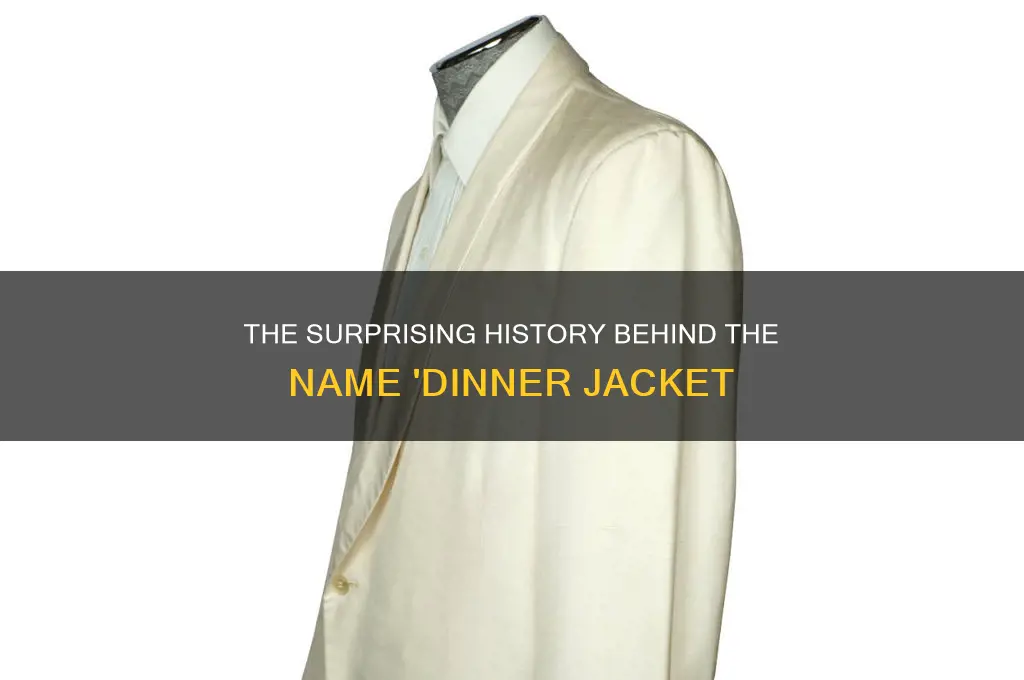 why is it called a dinner jacket