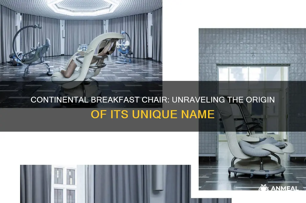 why is it called continental breakfast chair