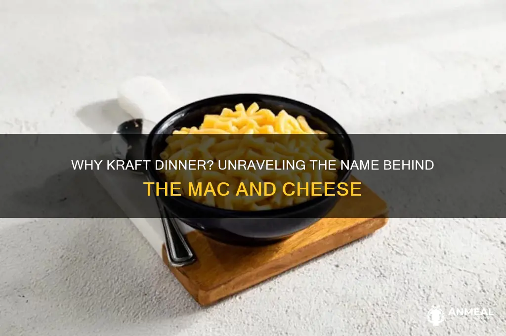 why is it called kraft dinner