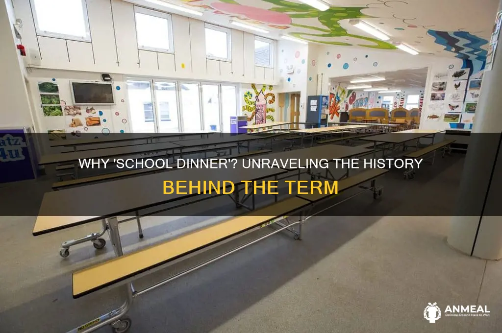 why is it called school dinner