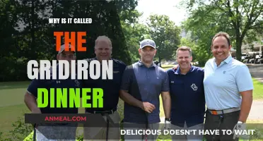 The Gridiron Dinner: Unraveling the Origins of Its Unique Name