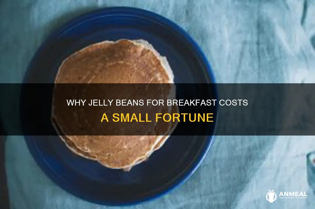 why is jelly beans for breakfast so expensive