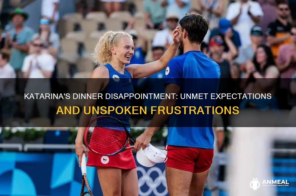 why is katarina disappointed about the dinner