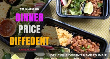 Why Lunch Costs Less Than Dinner: Exploring Price Differences