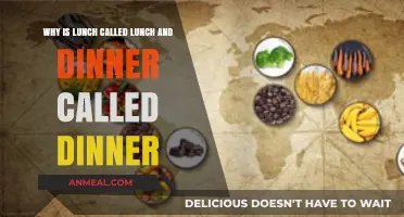 Why Lunch is Lunch and Dinner is Dinner: Unraveling Meal Names