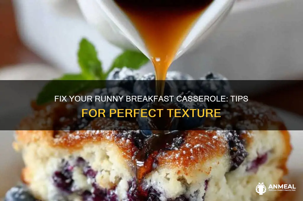 why is my breakfast casserole runny