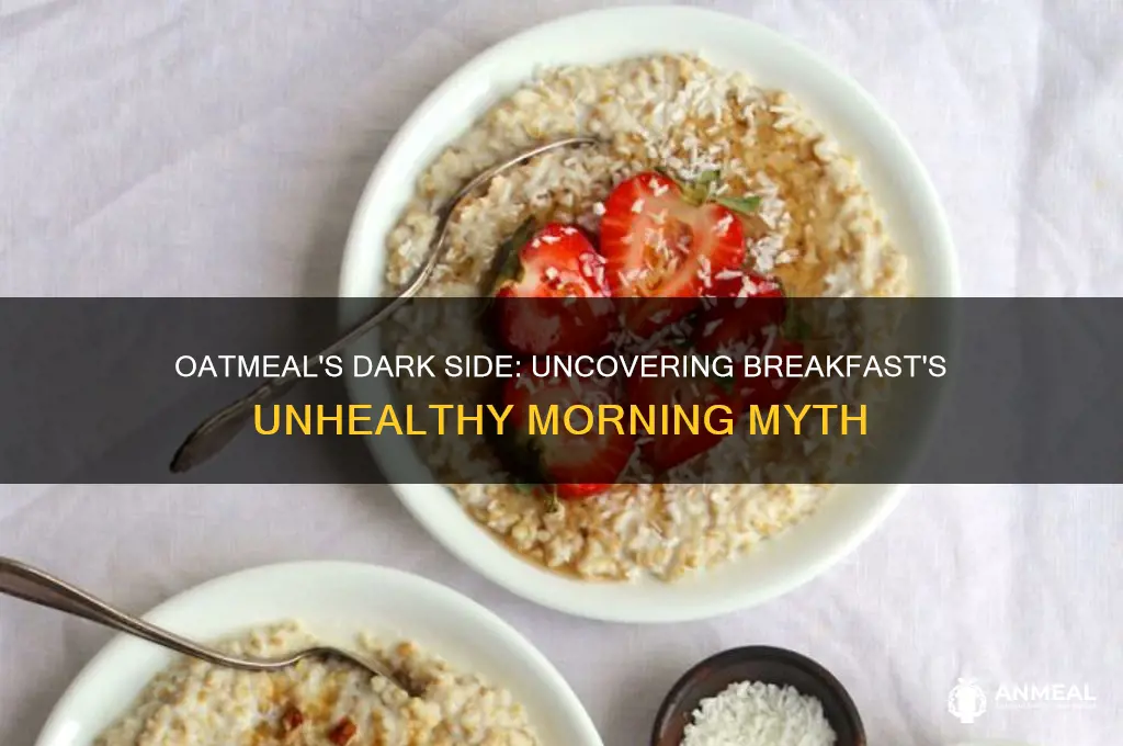 why is oatmeal bad for breakfast