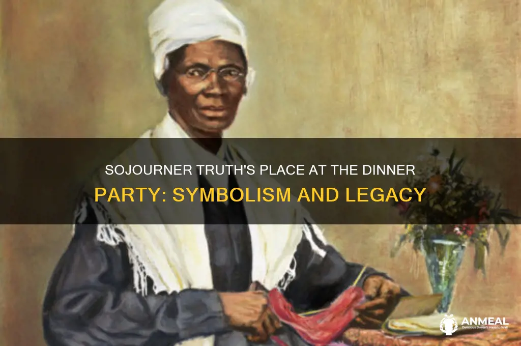 why is sojourner truth in the dinner party